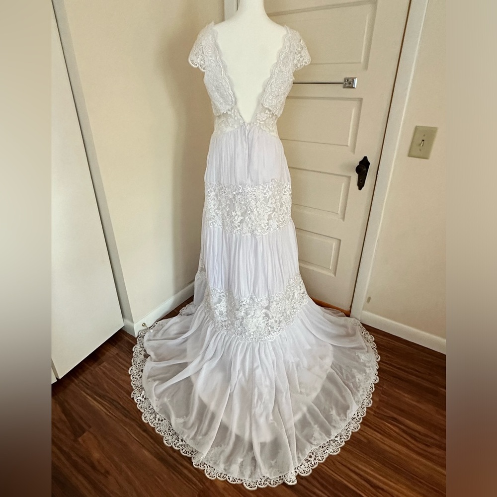Vintage Boho Wedding Gown